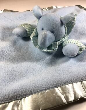Blue Elephant Lovey Baby Security Blanket – RUSS Baby Comfy Cuddlers - vn